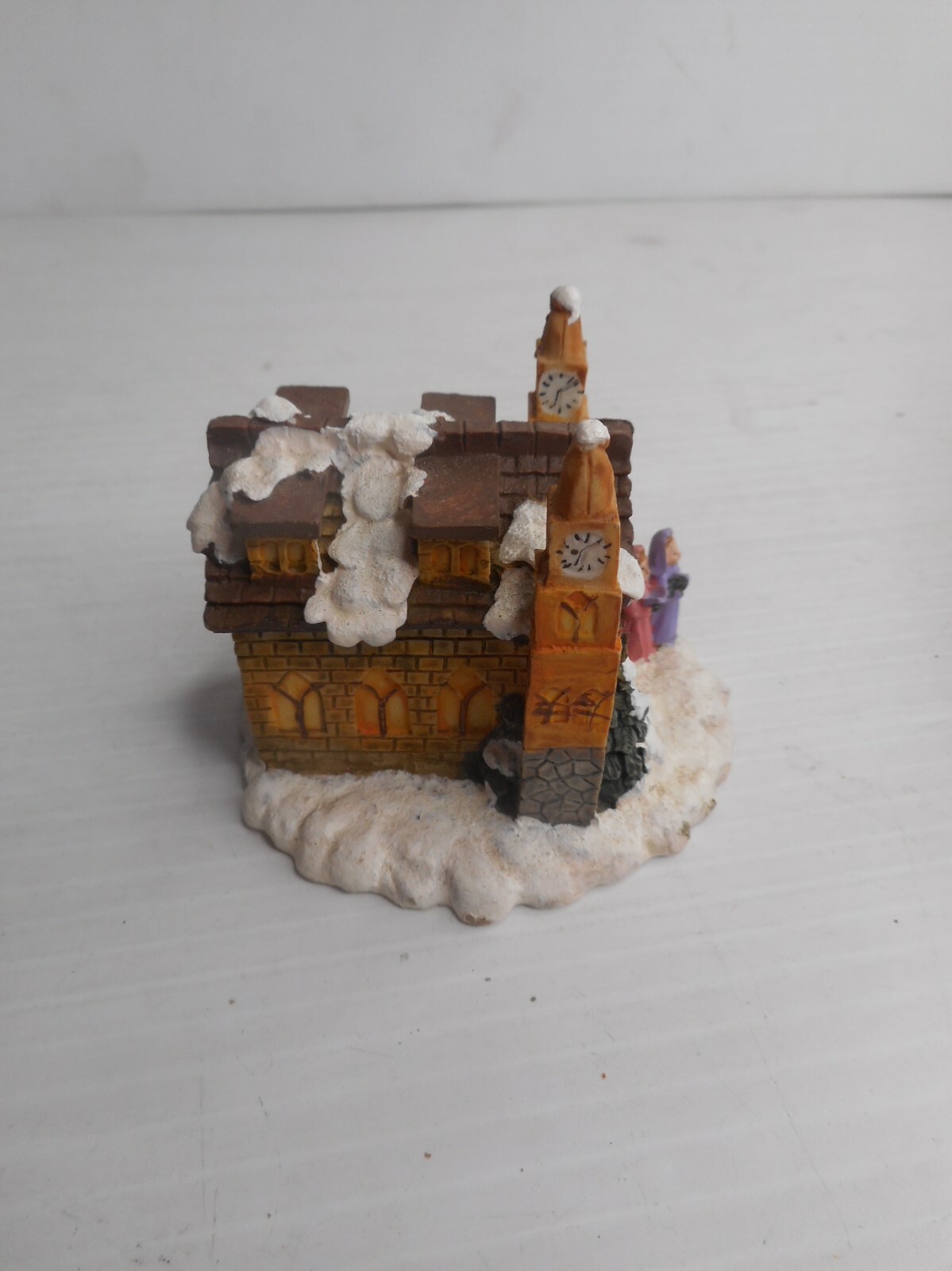 Windsor Collection House Collectible Church in Winter 2 1/2″ H x 3″ L x 2 7/8″ W