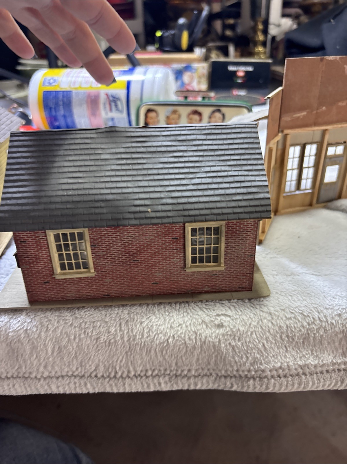 Vintage Town House Post Office And Shops For Little Villages