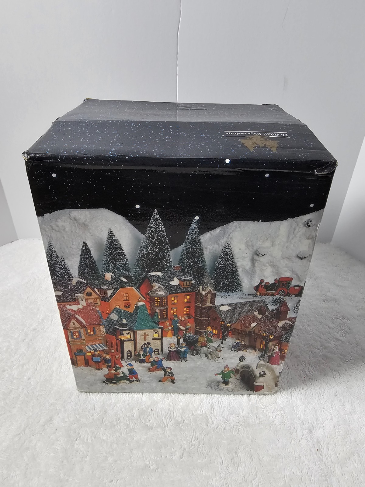 Holiday Expressions Dickens Collectables Porcelain Lighted House 1992 Xmas Town