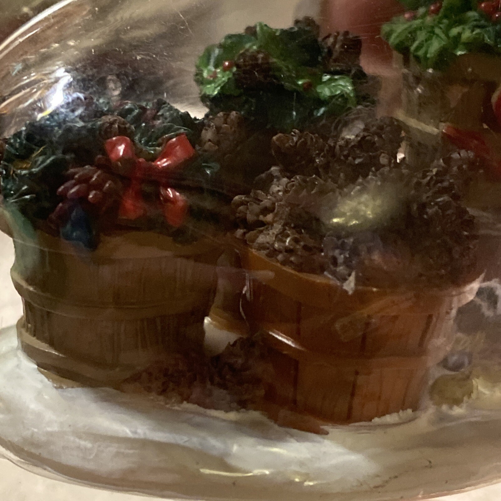 Lemax Coventry Cove Village Accessory Figurines Pinecones and Holly Plants Nos