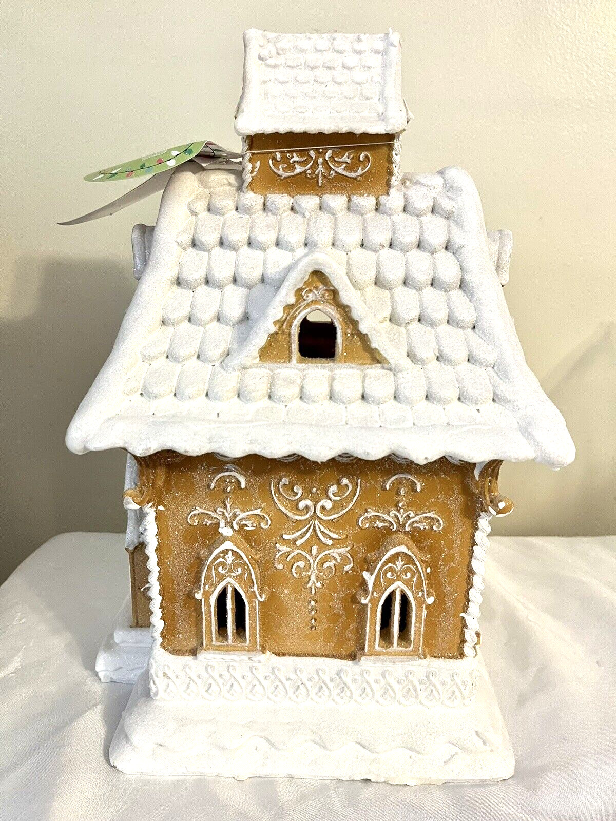 Christmas 13″ Victorian LED Village Icing Gingerbread House