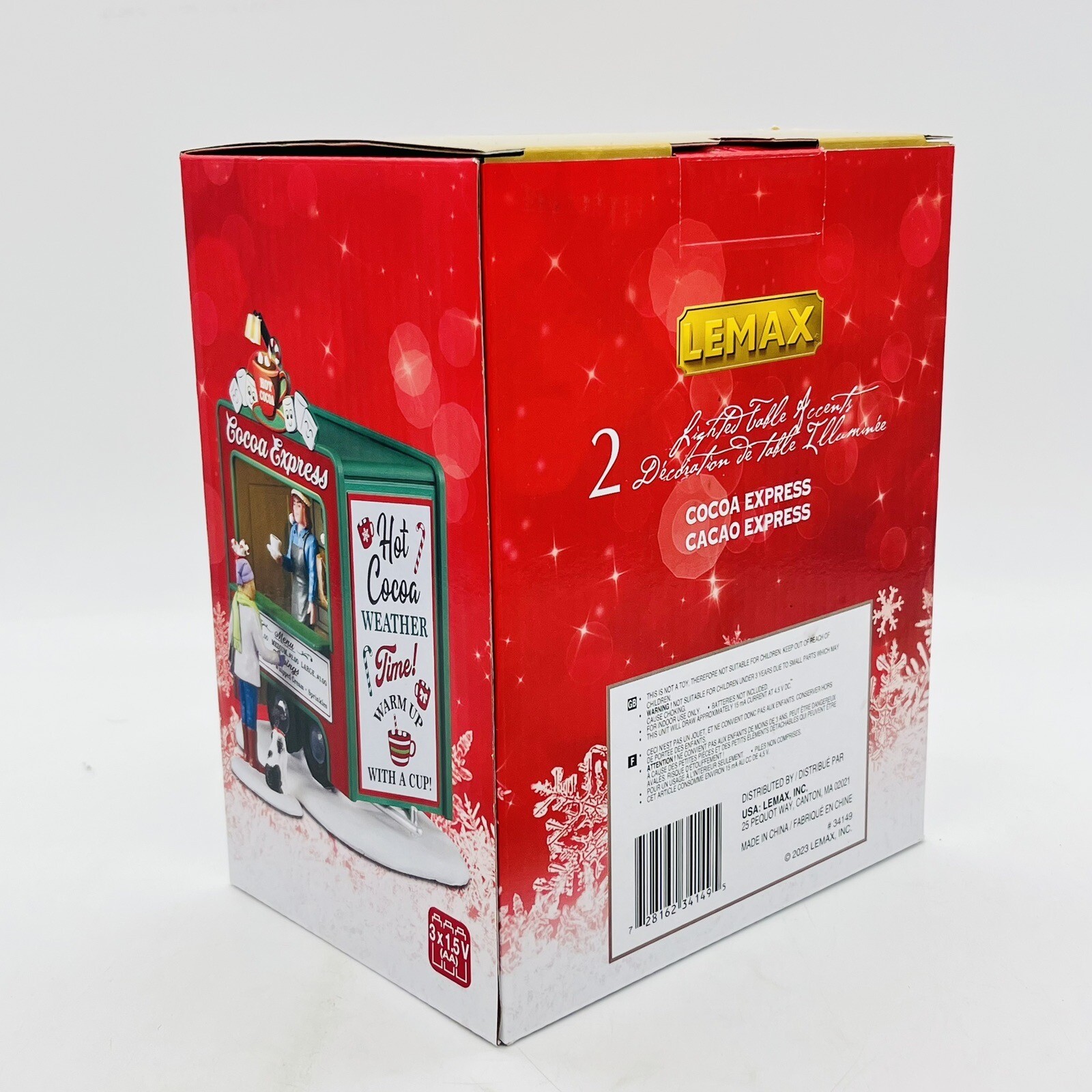 Cocoa Express Lemax 2pc Lighted Christmas Village Shop 2023 Michaels Exclusive