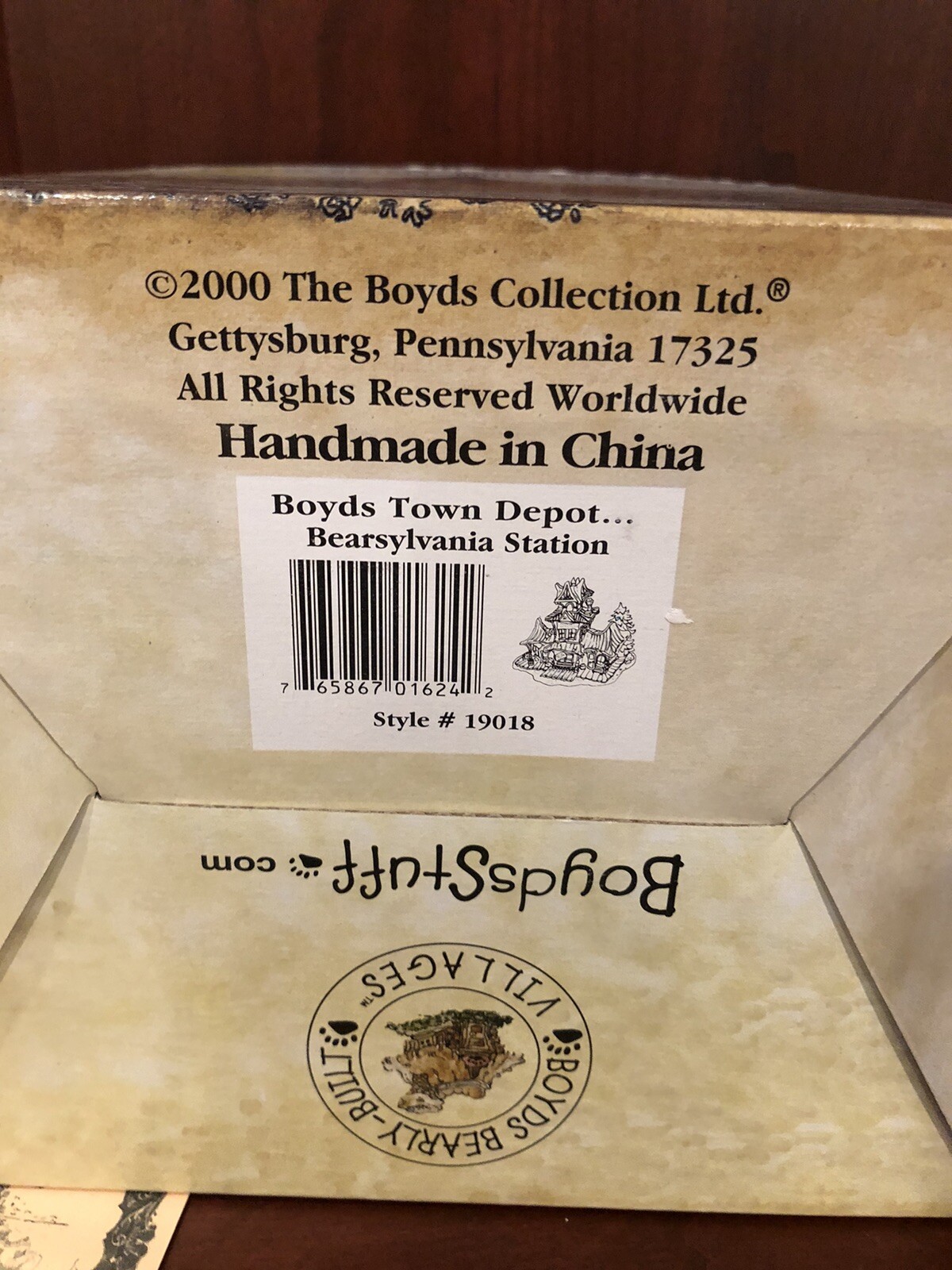 Boyds Town Village BOYDS TOWN DEPOT Station 1E NIB