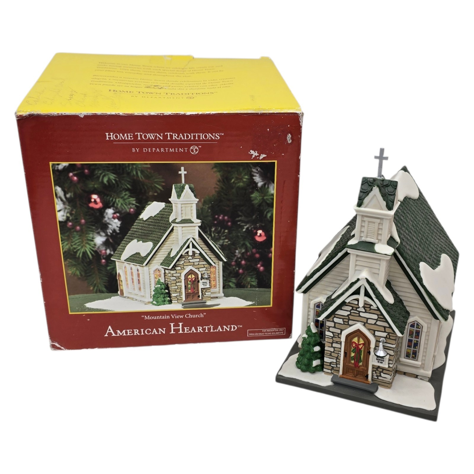 Department 56 Home Town Traditions American Heartland Mountain View Church