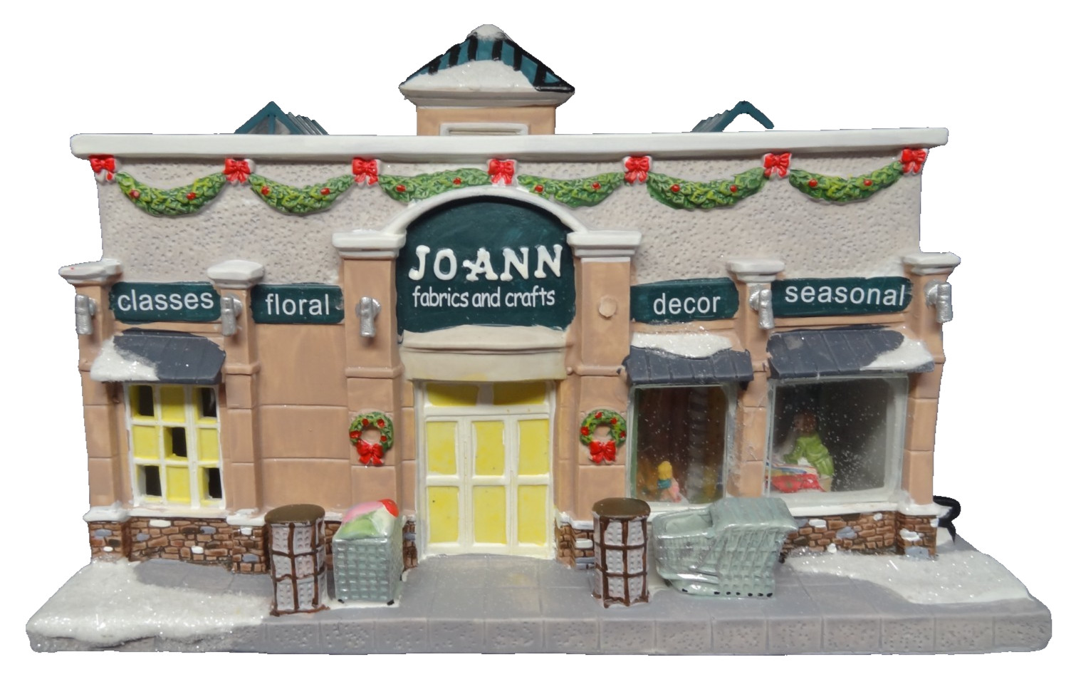 Holiday Inspirations Jo-Ann Fabrics and Craft Store Light-Up Illuminated Village