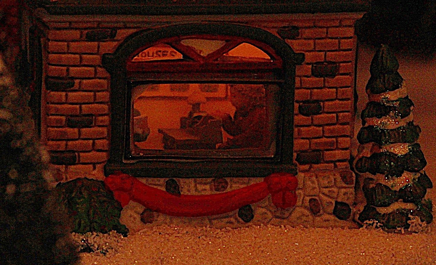 St. Nicholas Square Christmas Village Downtown Businesses Light W/ Box MINT Cond
