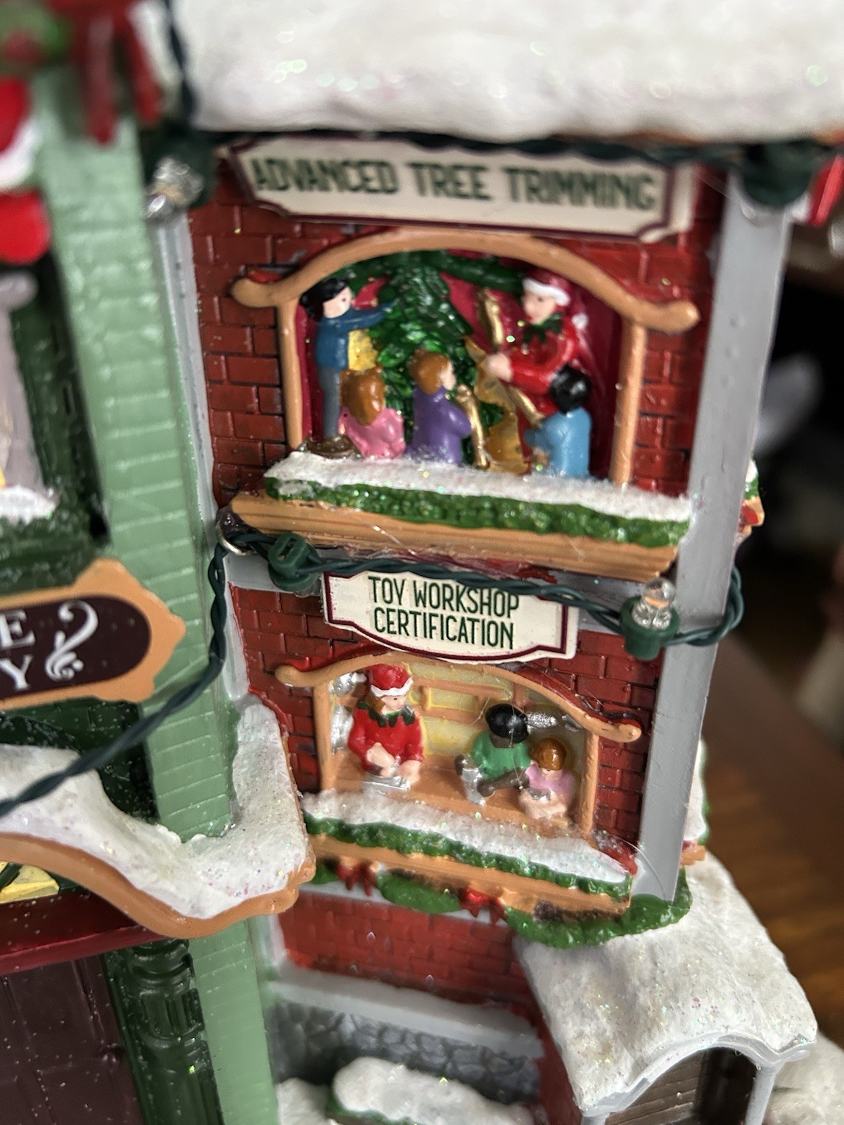 Christmas Village St. Nicholas Square Light-Up Musical North Pole University