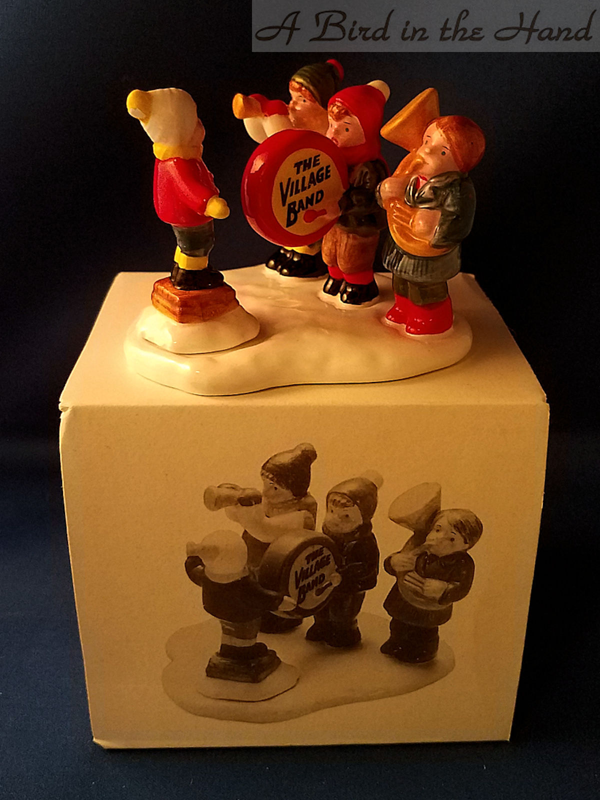 Dept 56 CHILDREN IN THE BAND, Snow Village, RARE, New in Box, #5104-7