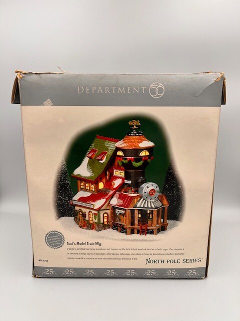 Department 56 North Pole Toot’s Model Train Mfg. 25th Anniversary (56728)