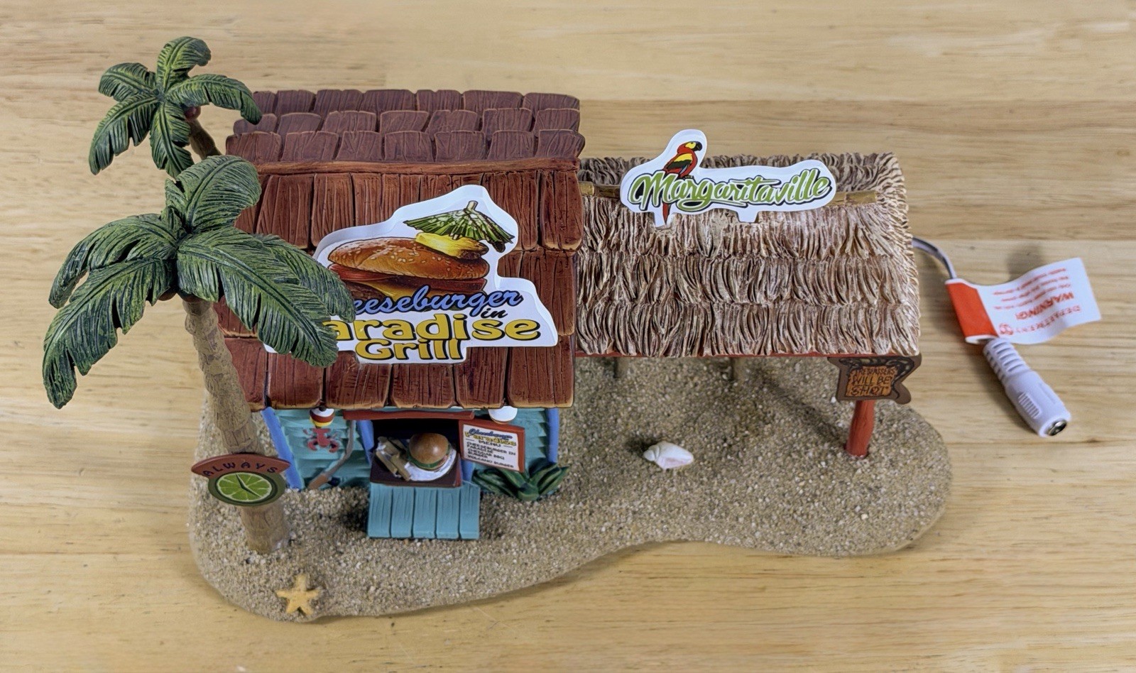 Department 56 Margaritaville Paradise Grill 4058488 + Rocking Away Figurine Lot!