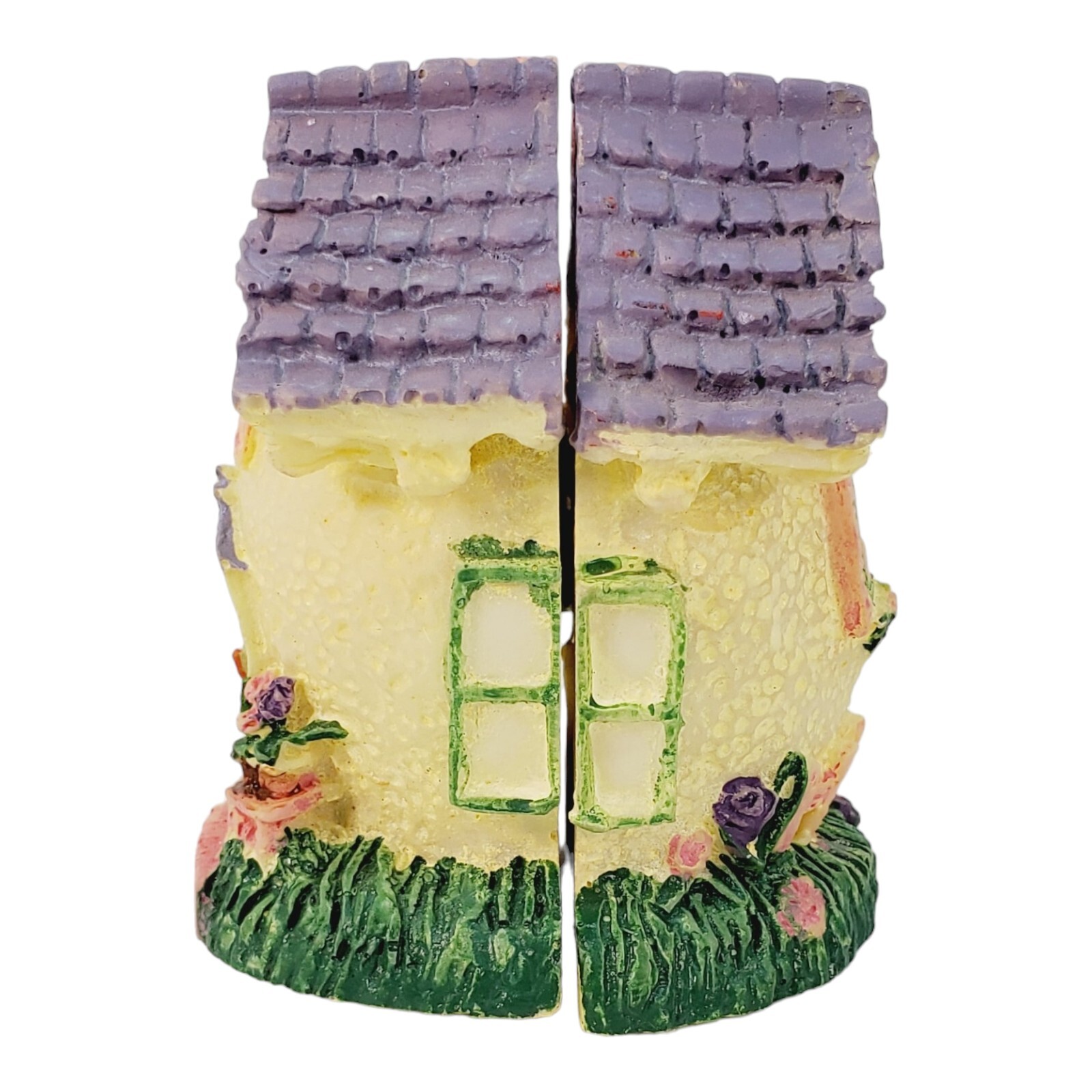 Rabbit Cottage Hinged Diorama Bunny Family Easter 2.5″ Tall