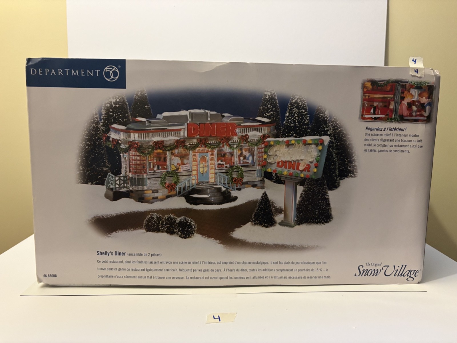 Department 56 Snow Village Shelly’s Diner