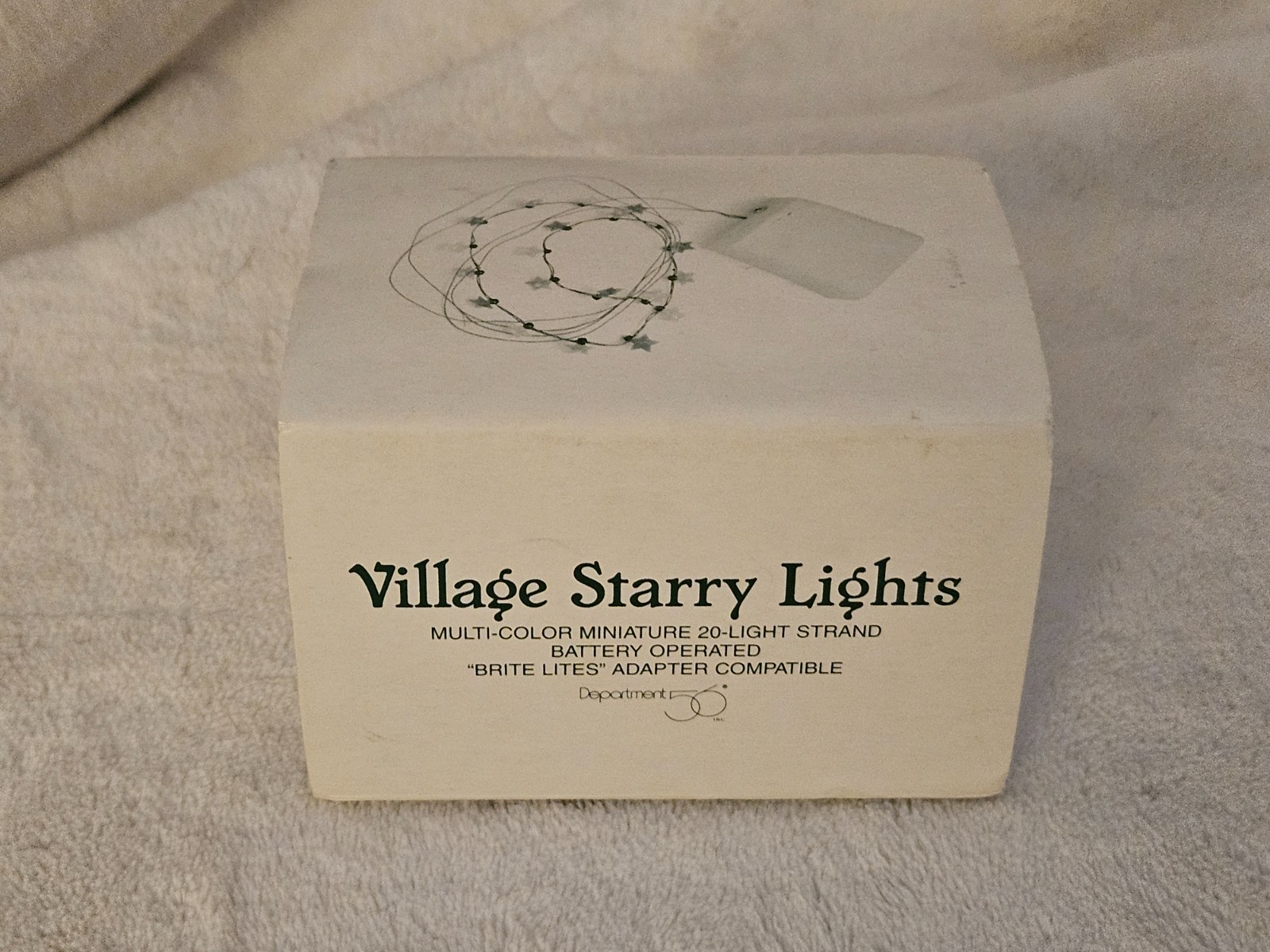 Department 56 Village Starry Lights multi-color miniature 20-light strand