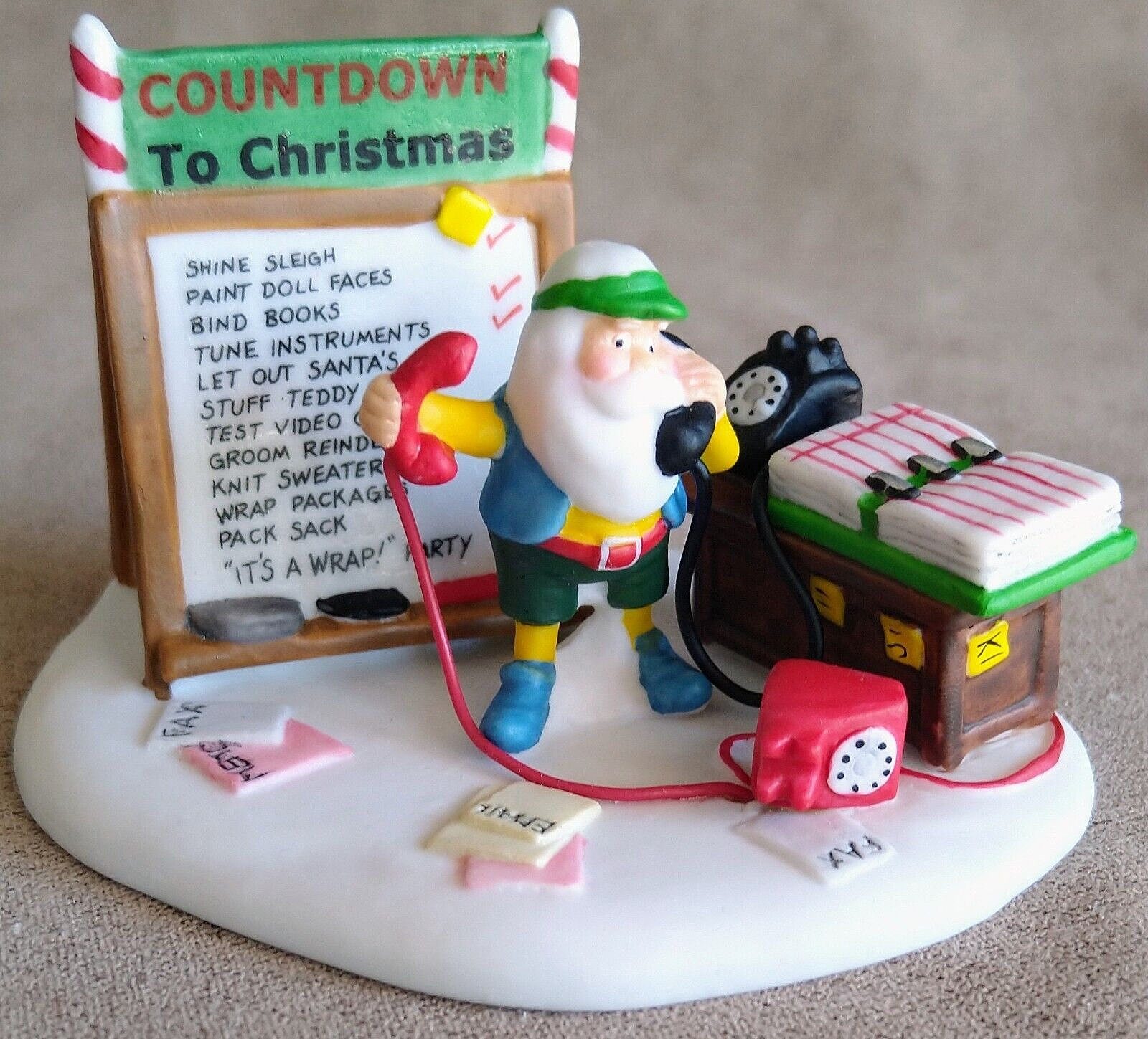 Countdown To Christmas Mission Control #57214 Dept56 North Pole -BUYER GUARANTEE
