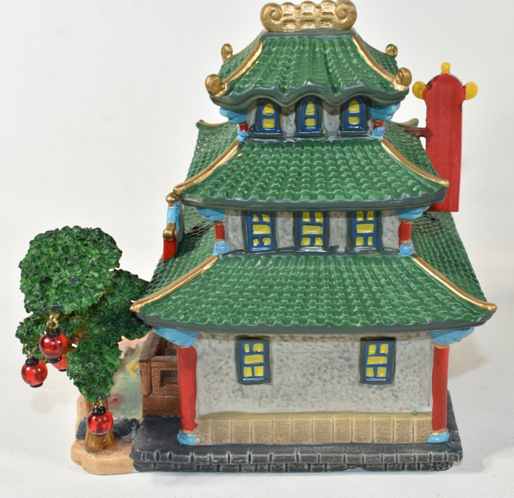 Lemax Caddington Village Cherry Blossom Chinese Restaurant 2005 Light Cord Box