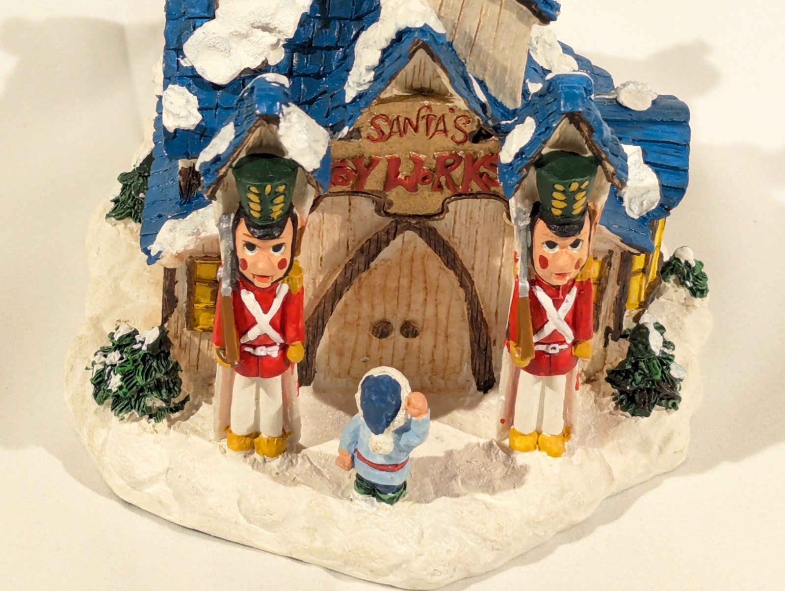 Vtg Santa’s Town At The North Pole Toy Works ST07 In Original Box 1995