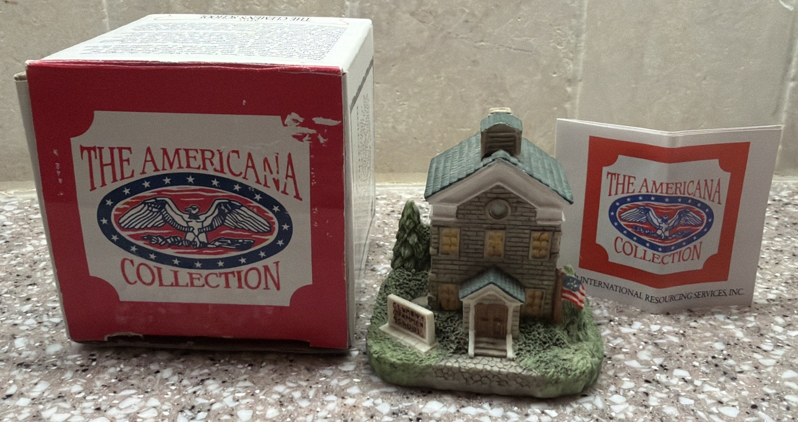 Vintage 1992 The Americana Collection The Clemen’s School AH11 Liberty Falls