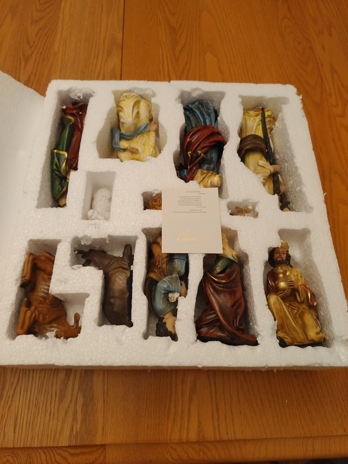 Nativity Set by Valerie Parr Hill 12 Pc Holy Family Large 10 in Rare Beautiful