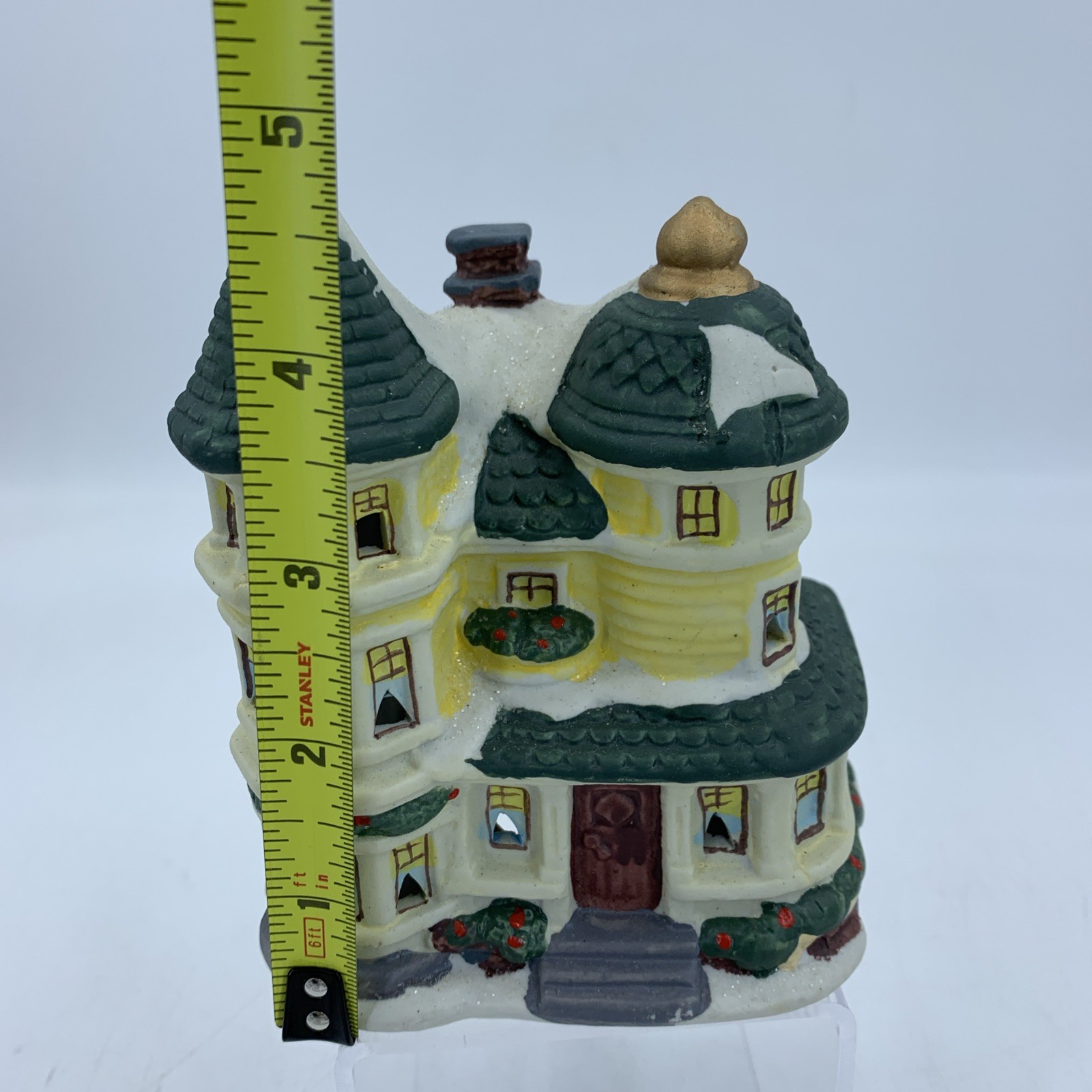 Vintage 2001 Cobblestone Corners Christmas Village The Cox House Dollar Tree
