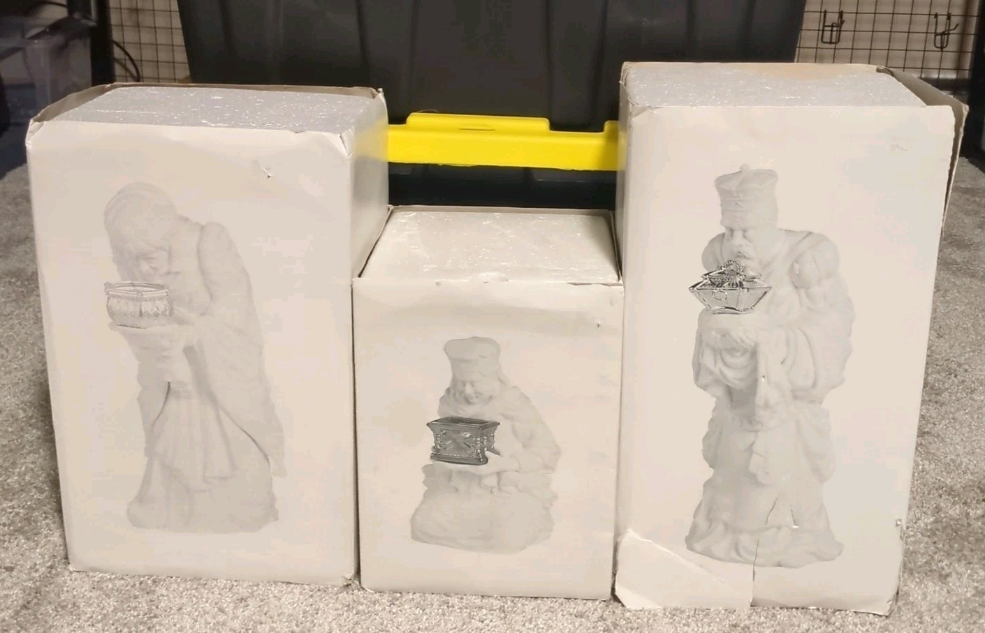 Dept 56 Winter Silhouette We Three Kings Full Set Of 3. Christmas Decoration