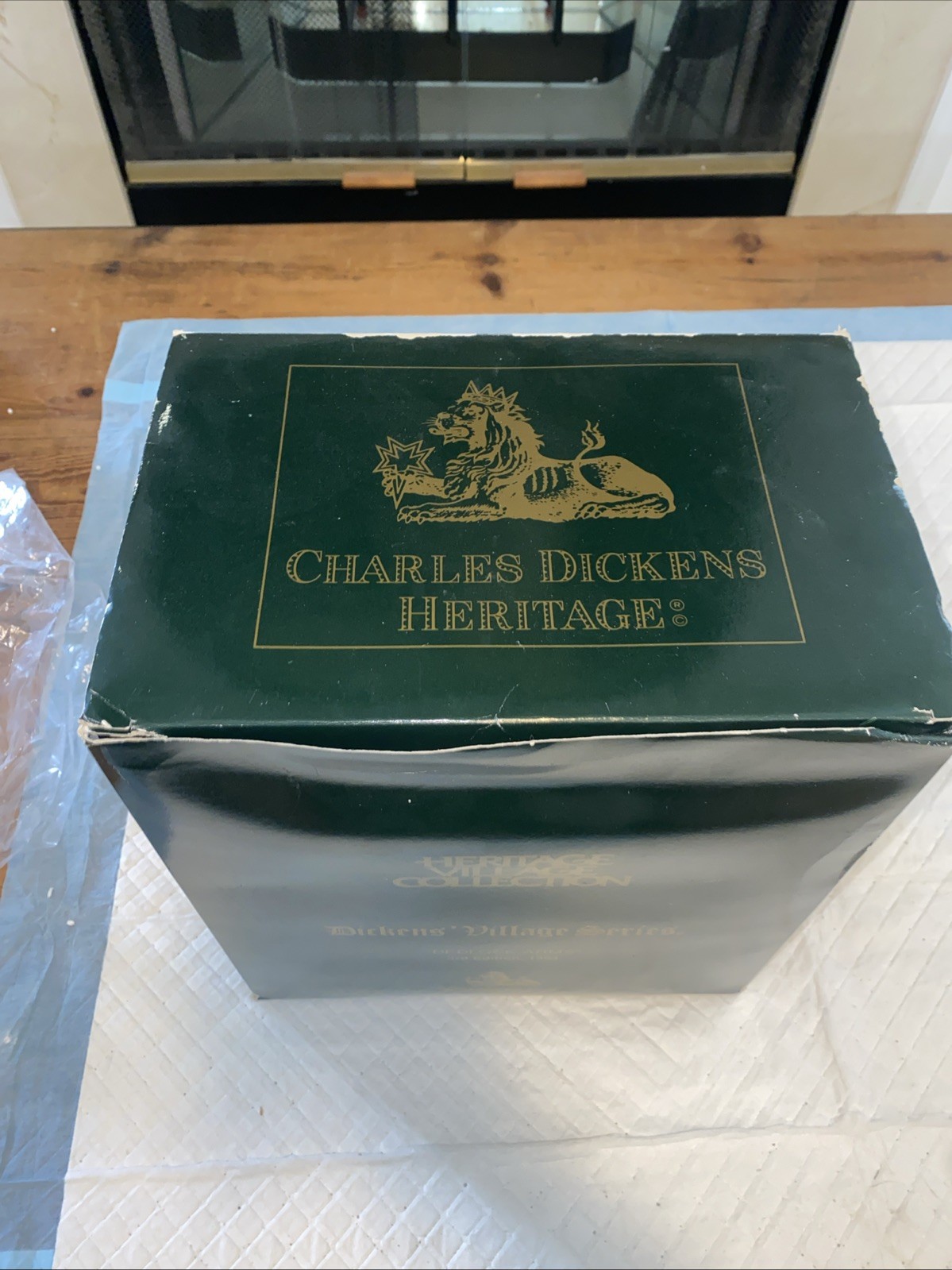 1994 Dept 56 DEDLOCK ARMS 3rd Ed Dickens Heritage Village Series Light/Signs/Box