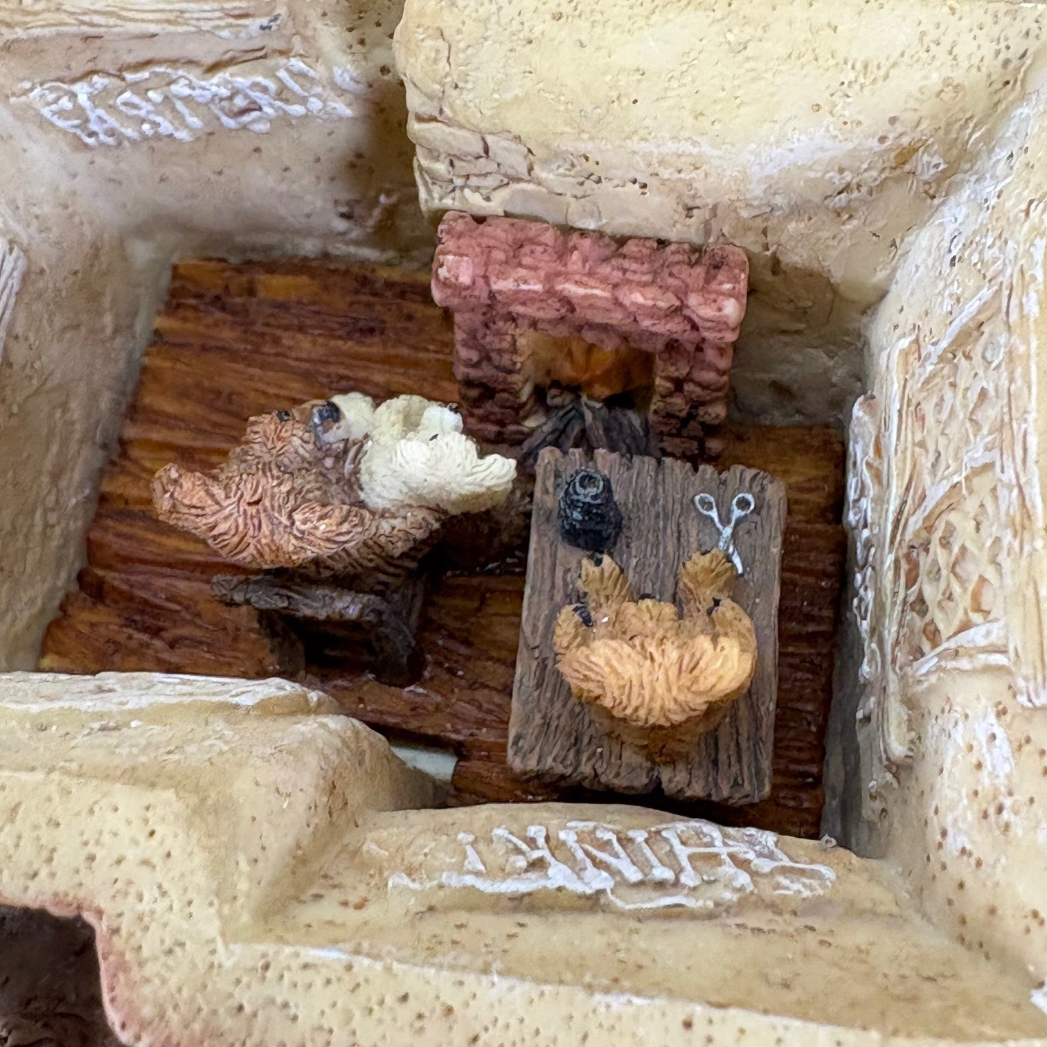 Boyds Bears Bearly Built Village #1 2000 and Steven 1992