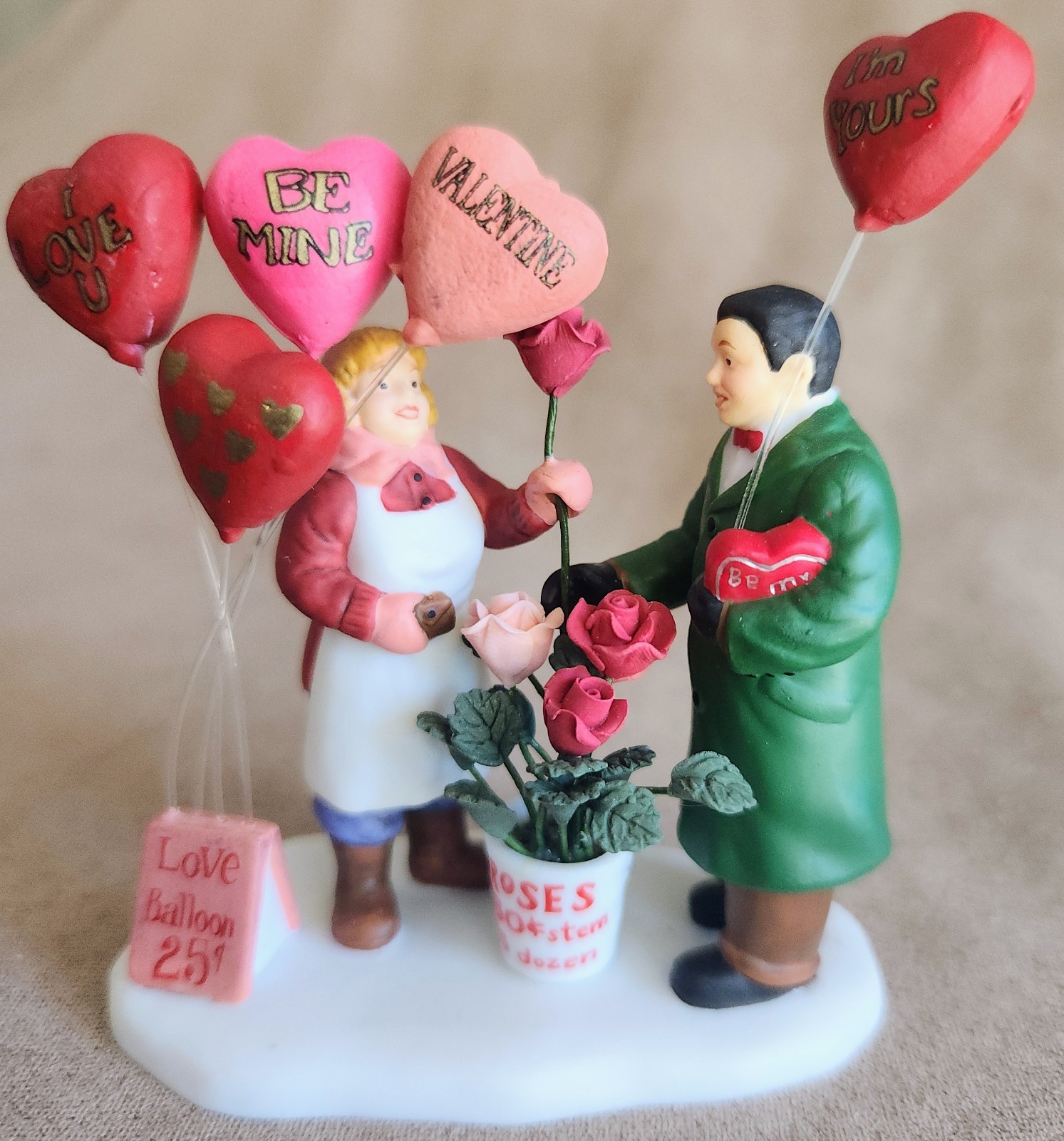 For Your Sweetheart #58987 Department 56 Christmas In The City -BUYER GUARANTEE