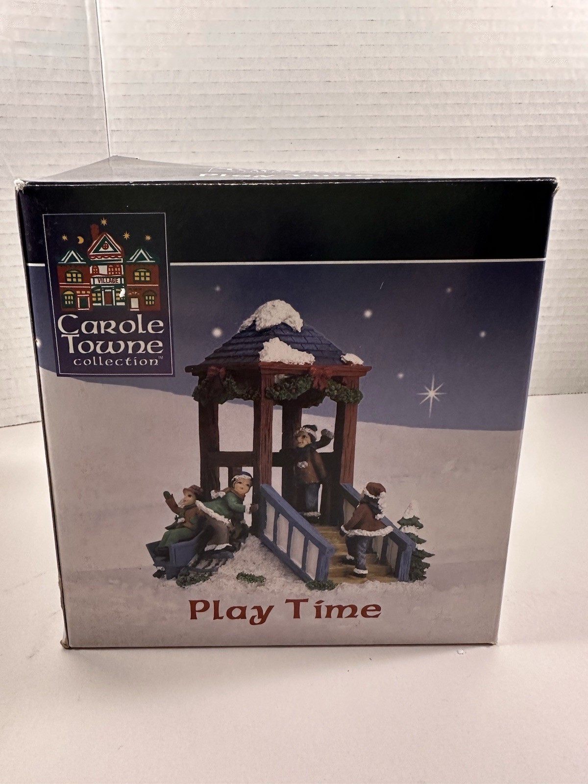 Carole Towne Collection Play Time Accessory With Box Christmas Village Displays
