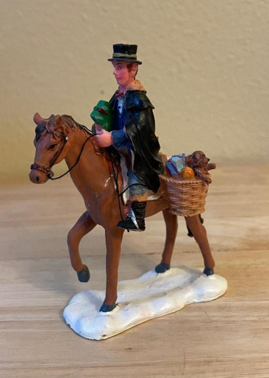 2006 Lemax Village Collection Christmas Rider Figurine 62311 NEW