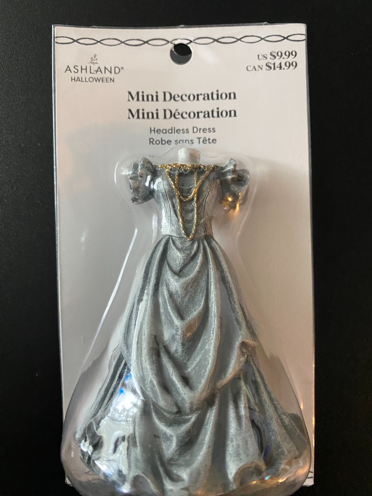 ASHLAND HALLOWEEN MINIATURES HEADLESS GENTLEMAN & HEADLESS DRESS ~ SET OF 2 NEW