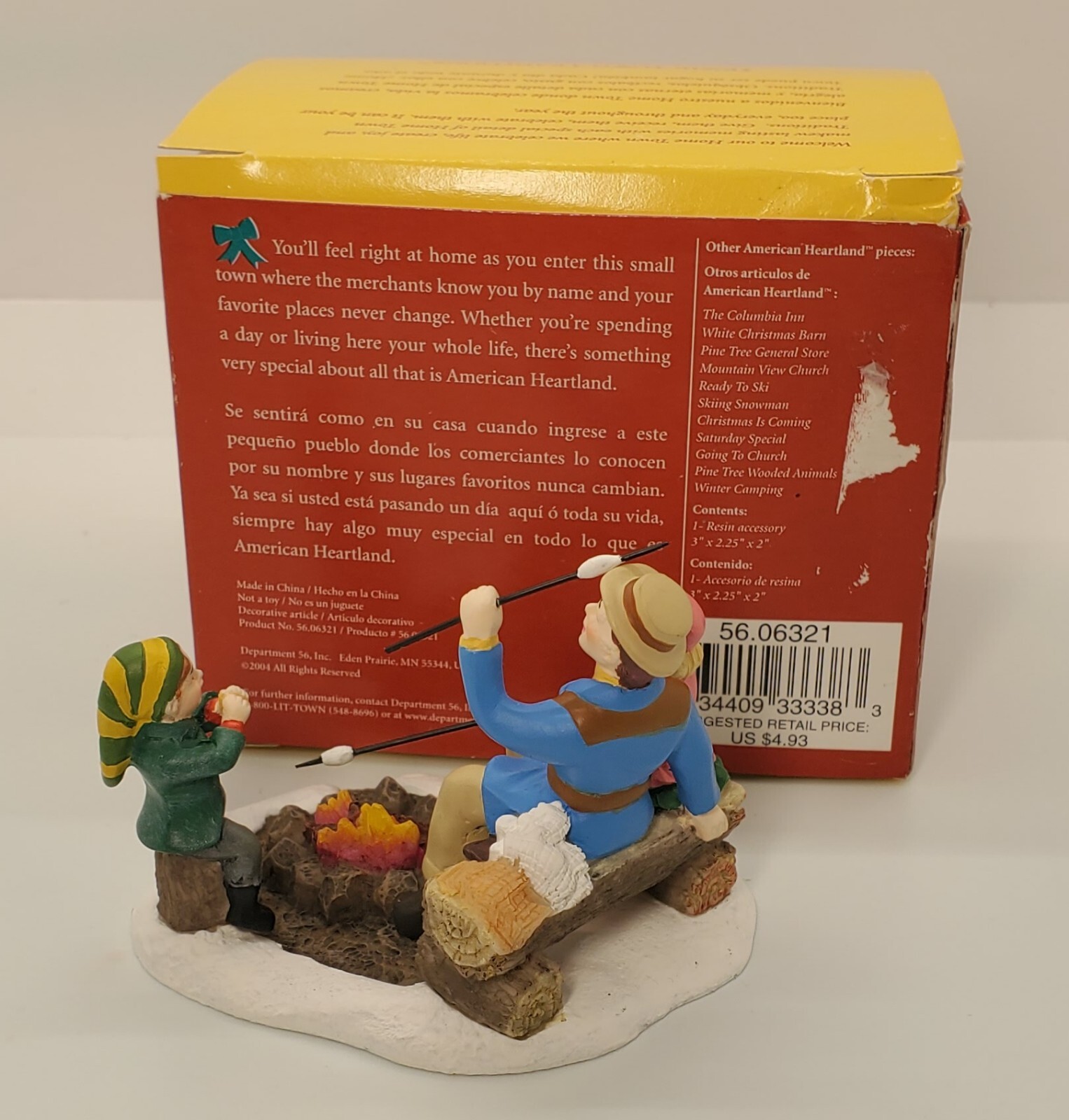 Dept 56 Home Town Traditions American Heartland Roasting Marshmallows 56.06321