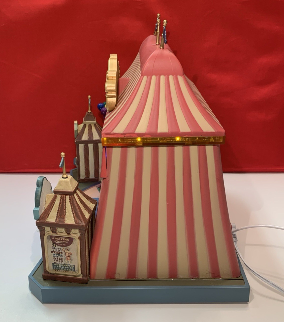 Lemax Berry Brothers Big Top Circus 55918 Sights & Sounds Light Up Animated READ