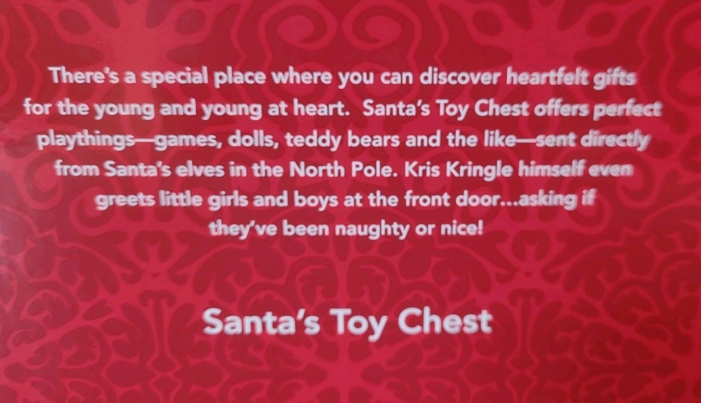 St. Nicholas Square Christmas Village 2010 Santa’s Toy Chest Illuminated W/Box