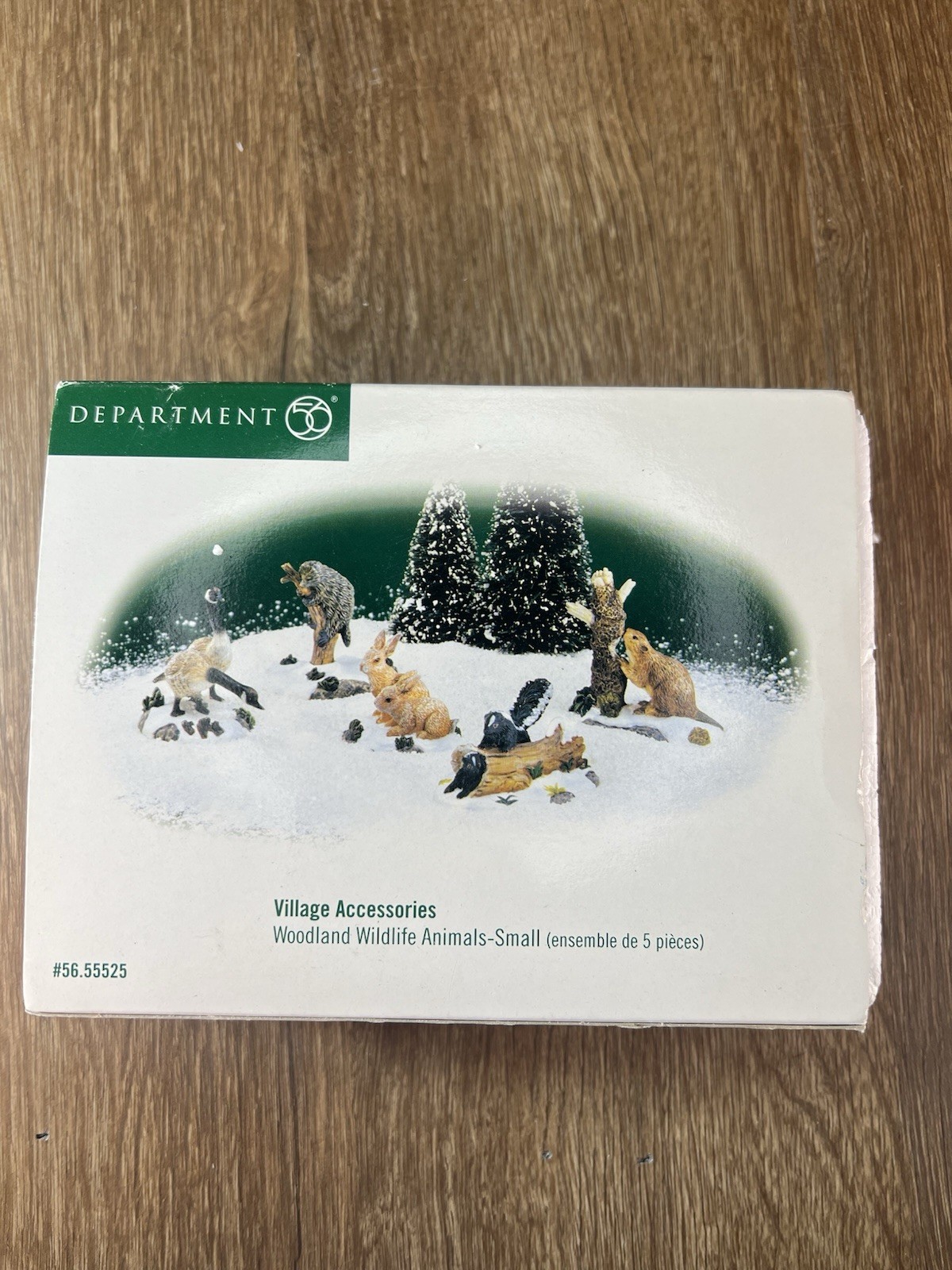 Department 56  Accessories WOODLAND WILDLIFE ANIMALS-Small (set of 5)  #55525