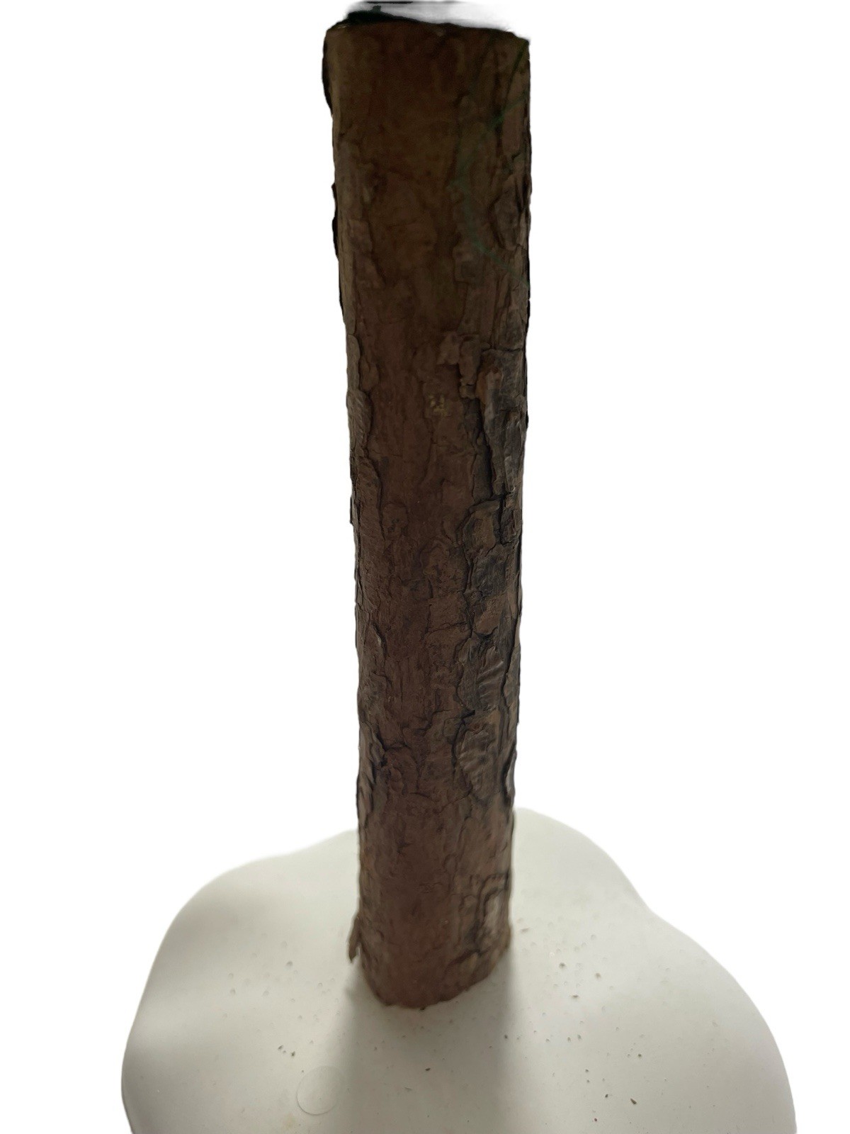 Dept 56 Frosted Pine Trees Wood Bark Trunks 15” to 6.5” Set Of 4 Putz Village
