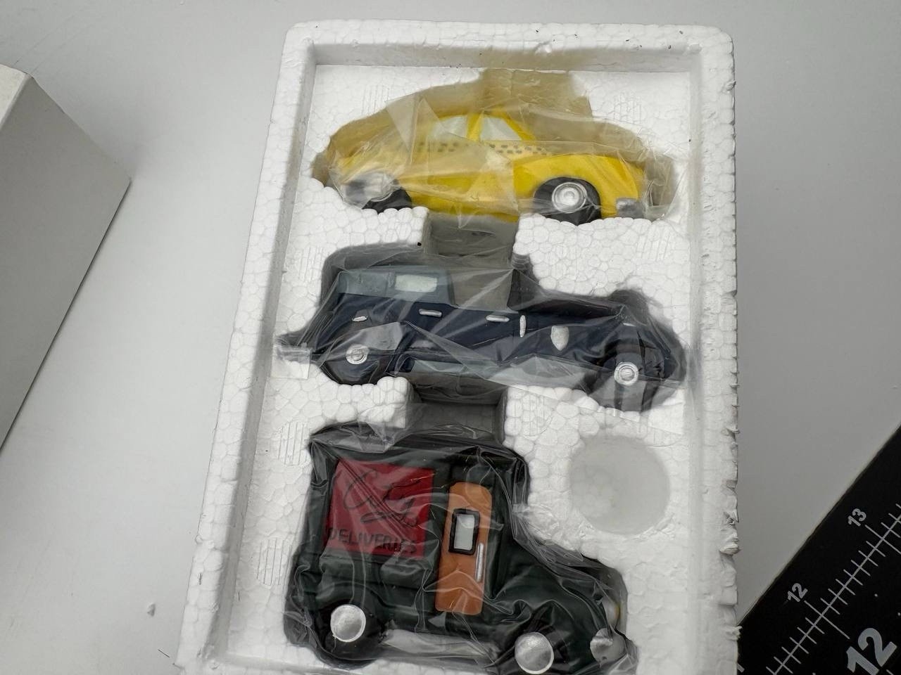 Department 56 Heritage Village Collection Automobiles Set of 3 #5964-1 NIB