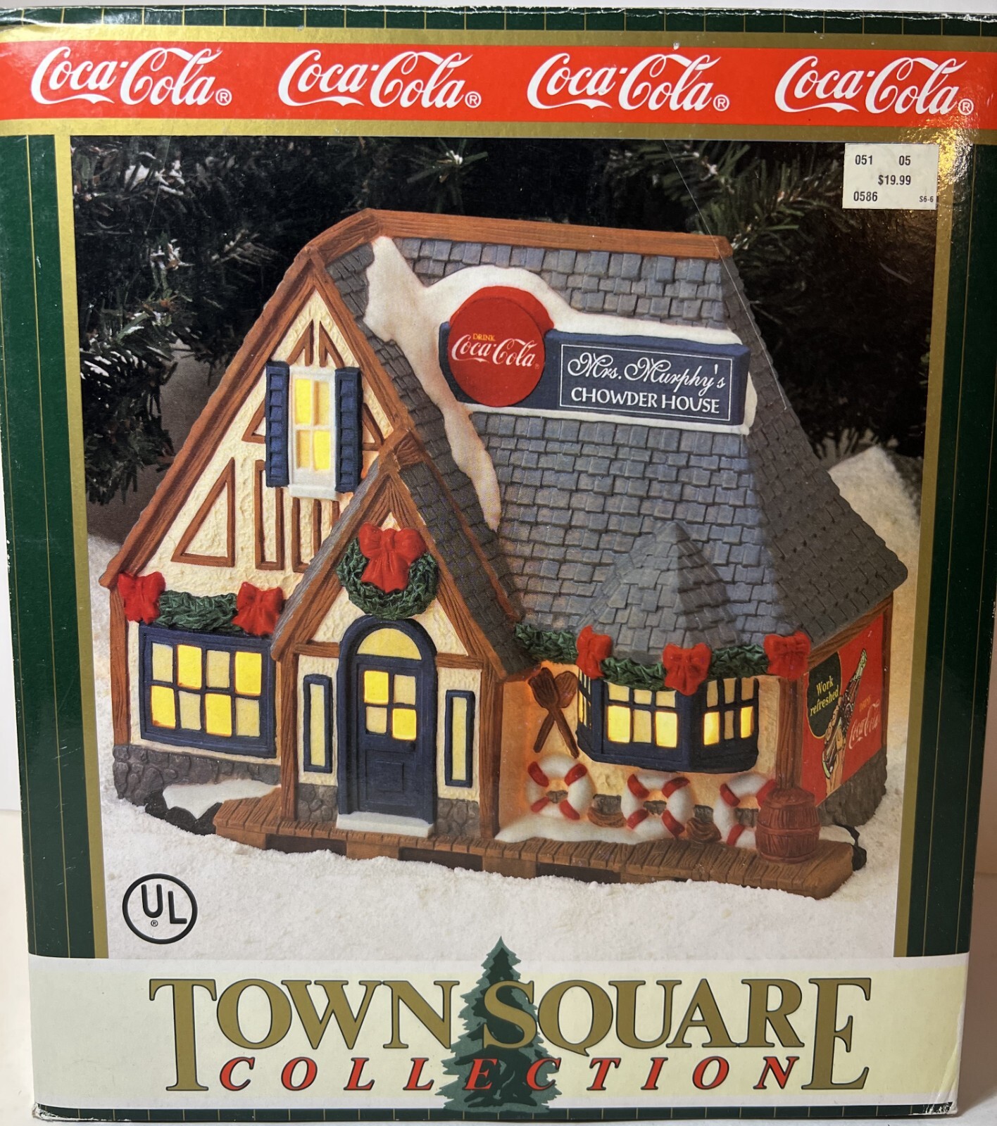 Coca Cola Town Square Collection Mrs Murphys Chowder House Light Up Christmas
