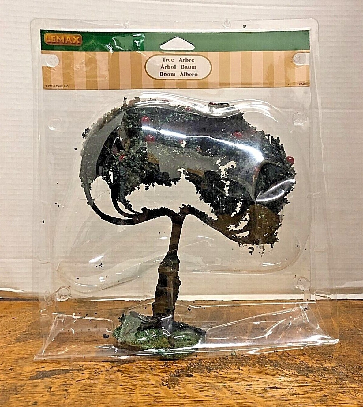 LEMAX APPLE TREE – Large 9″ – Very Scarce! – BRAND NEW & SHIPS FREE #14351