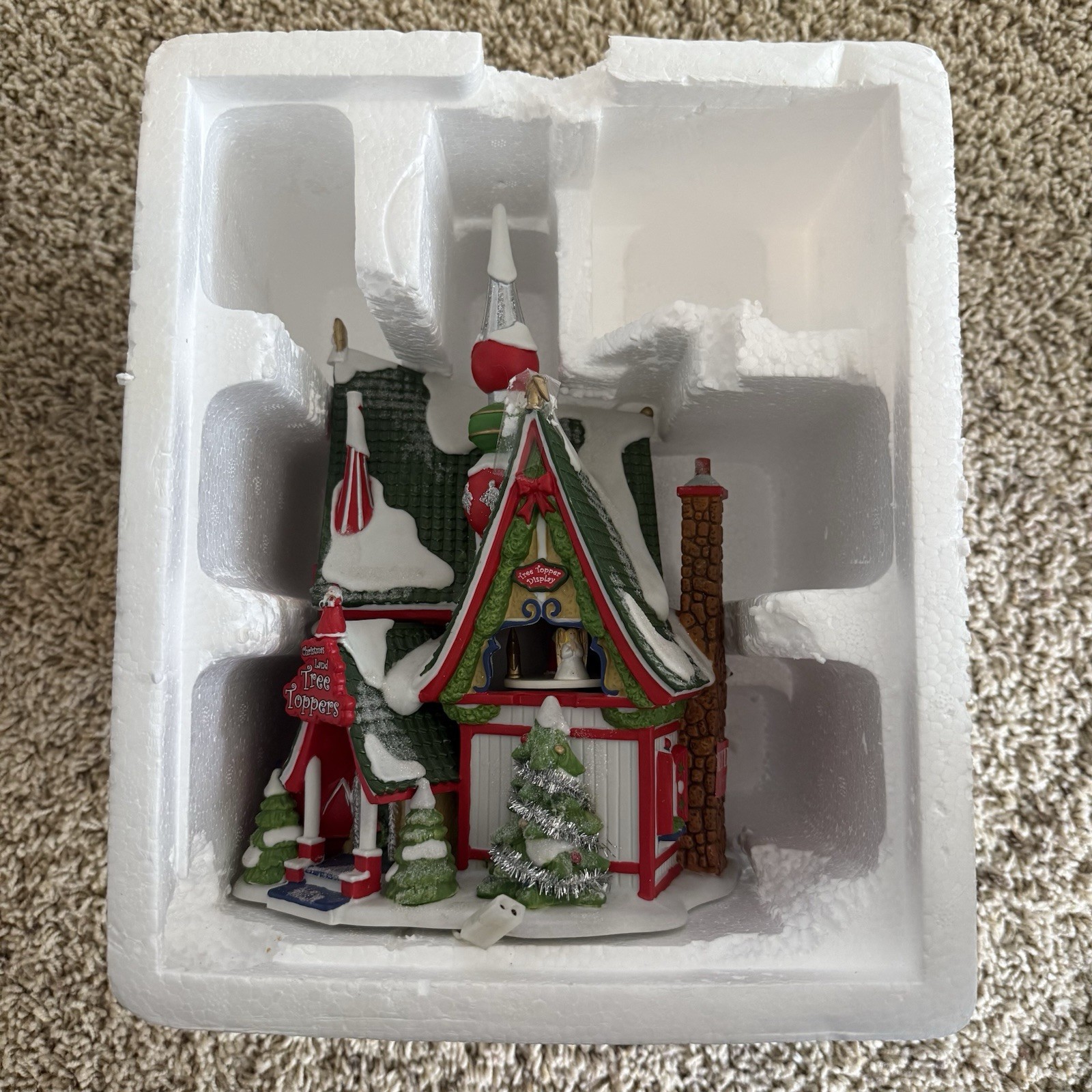 Department 56 Christmasland Tree Toppers North Pole Series #56.56960 Lighted
