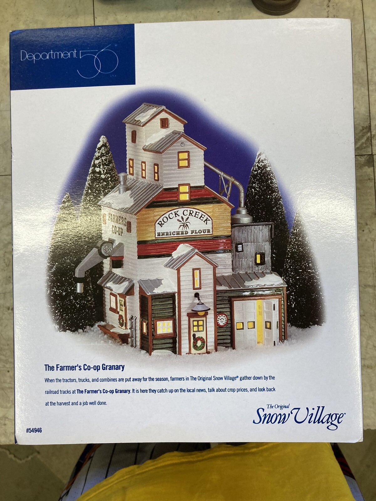 Dept 56 Snow Village The Farmers Co-op Granary s20