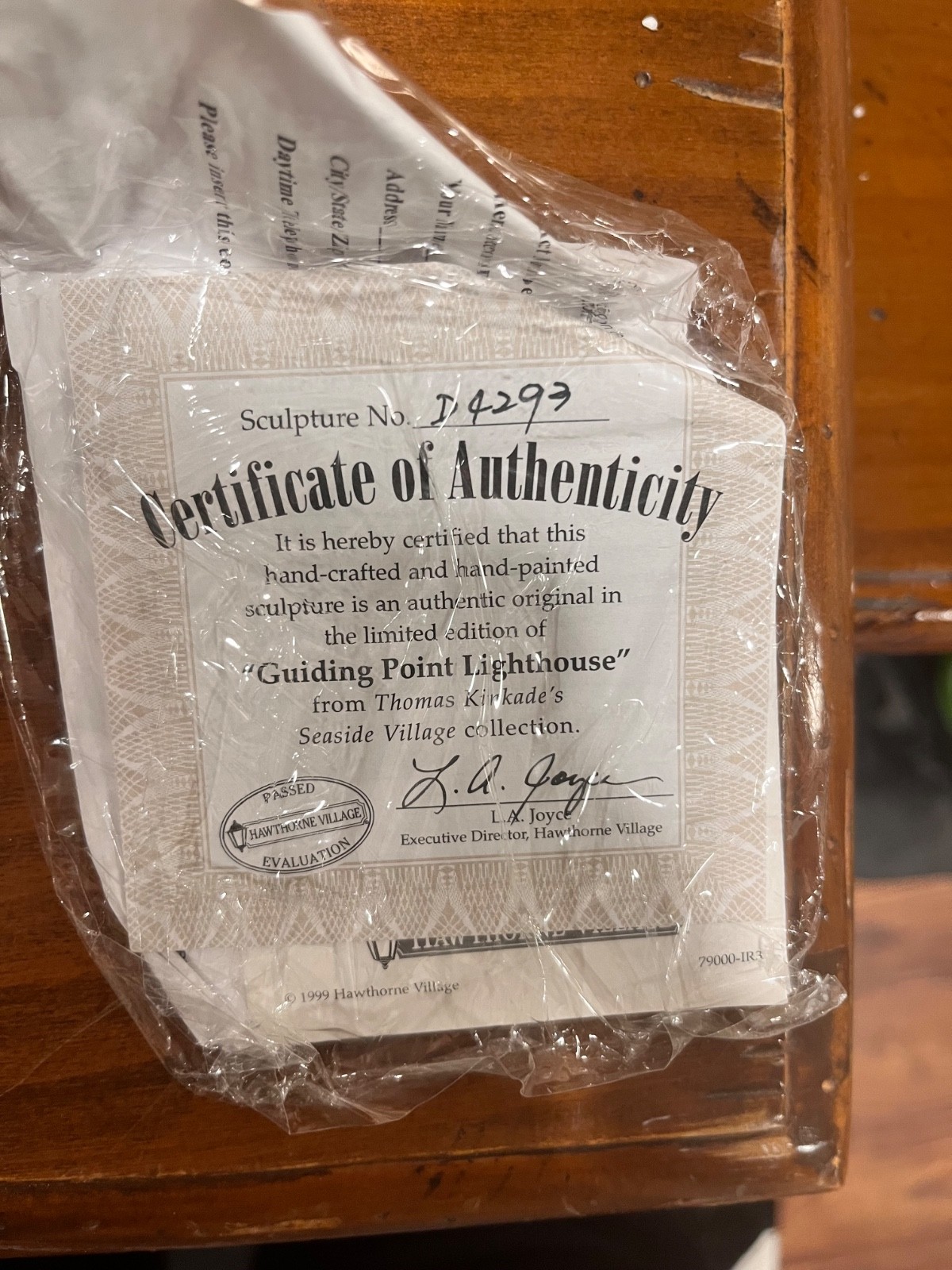 Thomas Kinkade Houses with Certificates PART 1