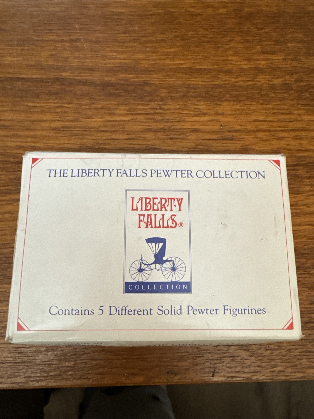 THE LIBERTY FALLS PEWTER COLLECTION Figurine Set AH109 New