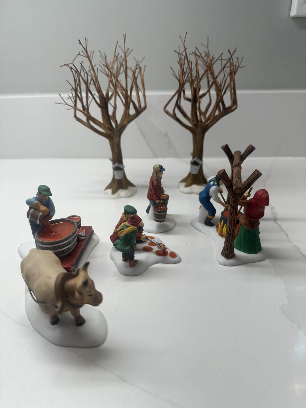 Dept 56 “Tapping The Maples” Heritage Village Accessory *read*