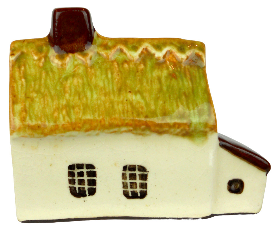 Vintage Suffolk Cottages 1977 Thatched Roof Cottage Figurine #18 Made In England