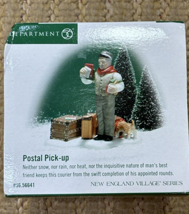 Department 56 New England Village Series #56641 “Postal Pick-Up”