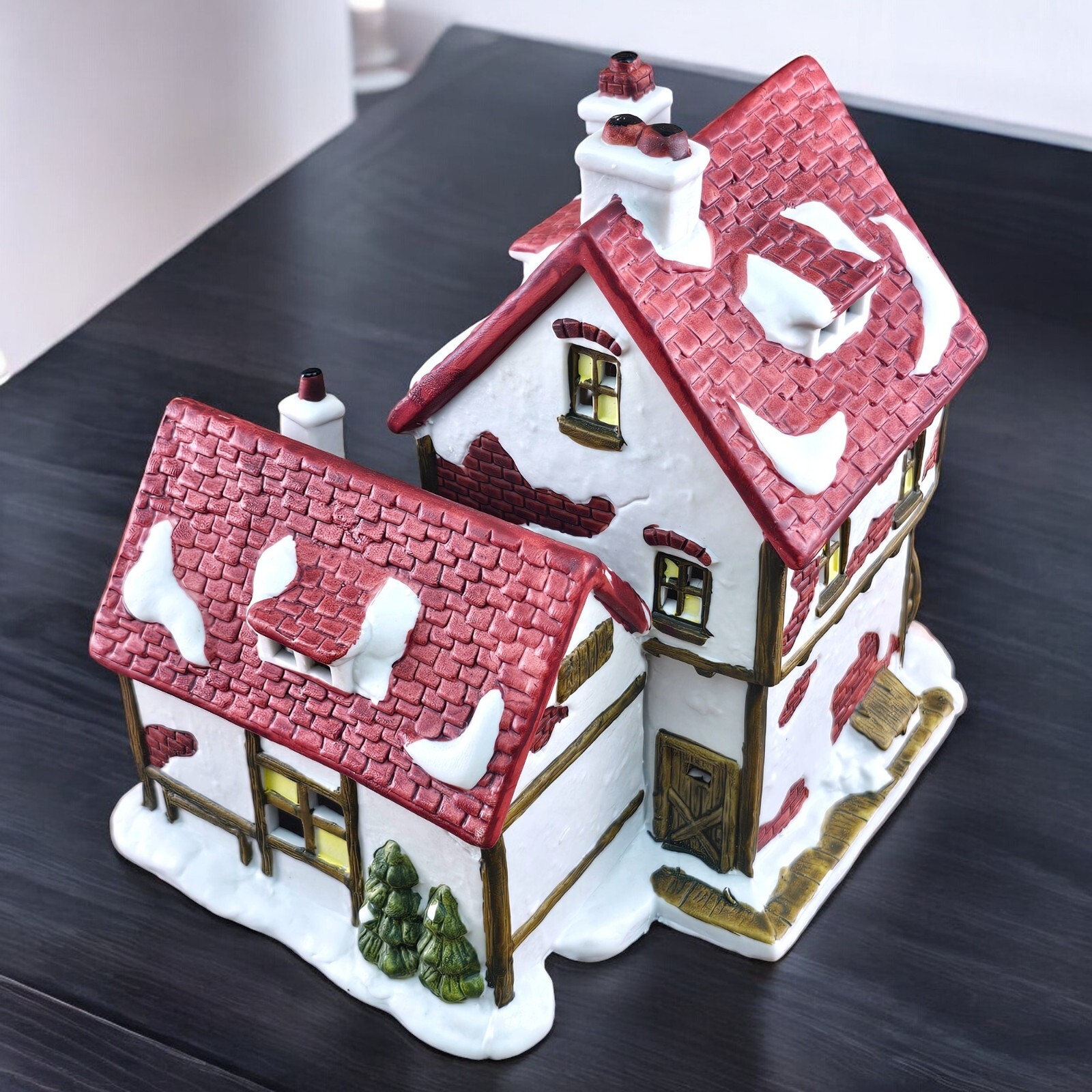 VTG Pacific Rim Porcelain Christmas High Gate Mill Light Up Village House Taiwan
