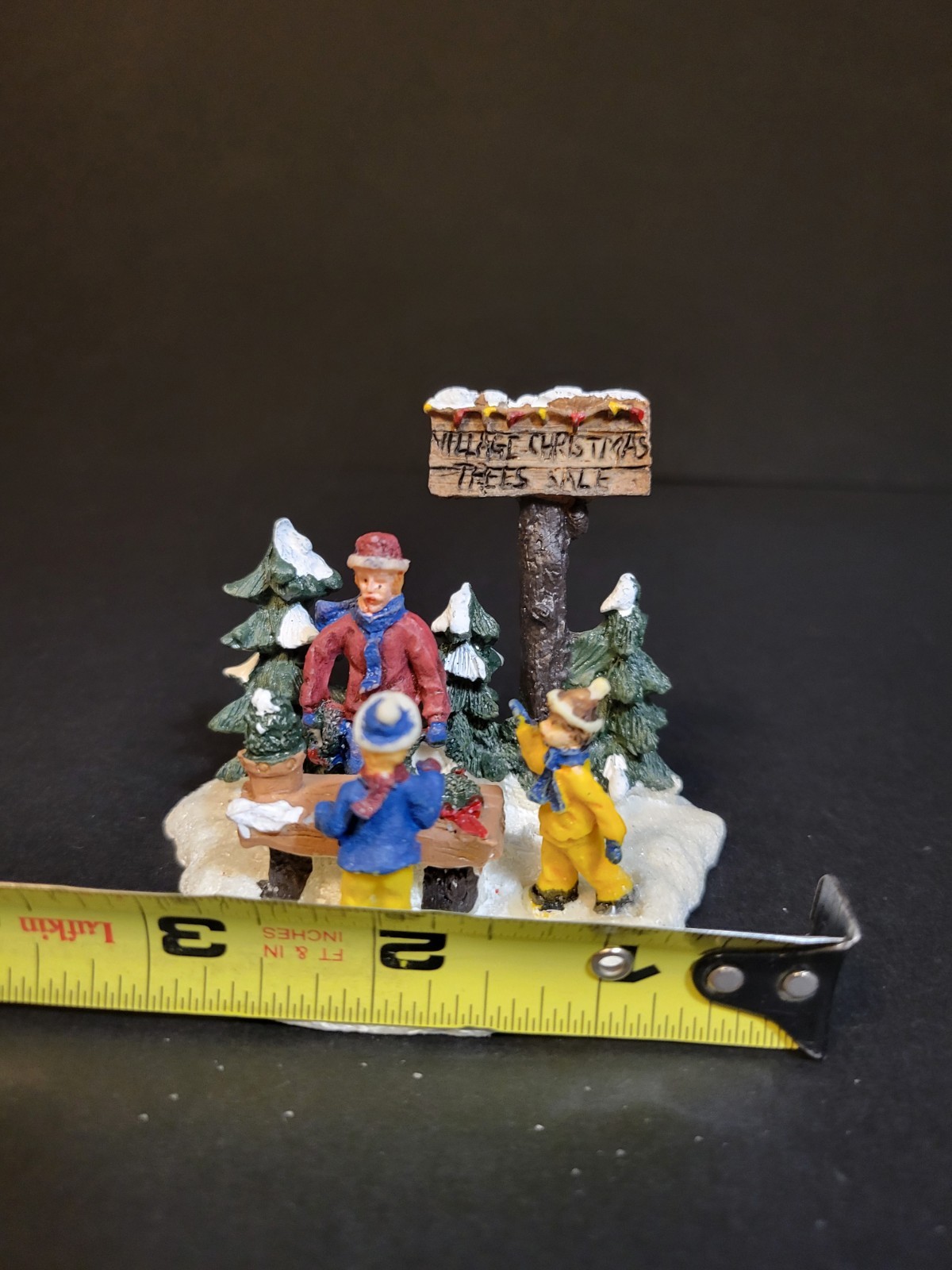 Holiday Time Santas Workbench Christmas Village Tree Lot Sale Seller Vendor