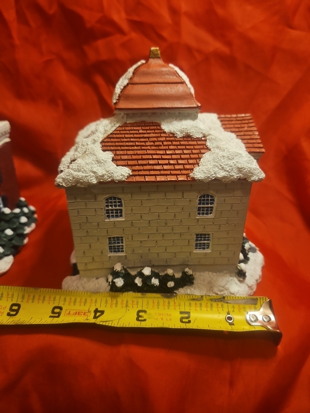 2 Christmas Village Building- One City Hall. Yemi On Bottom