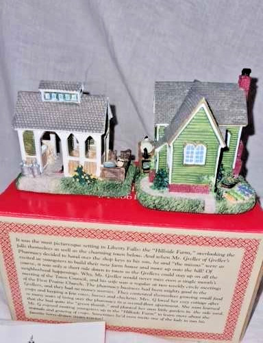 Liberty Falls Collection Hillside Farm & Cow Barn 1999 N scale Train
