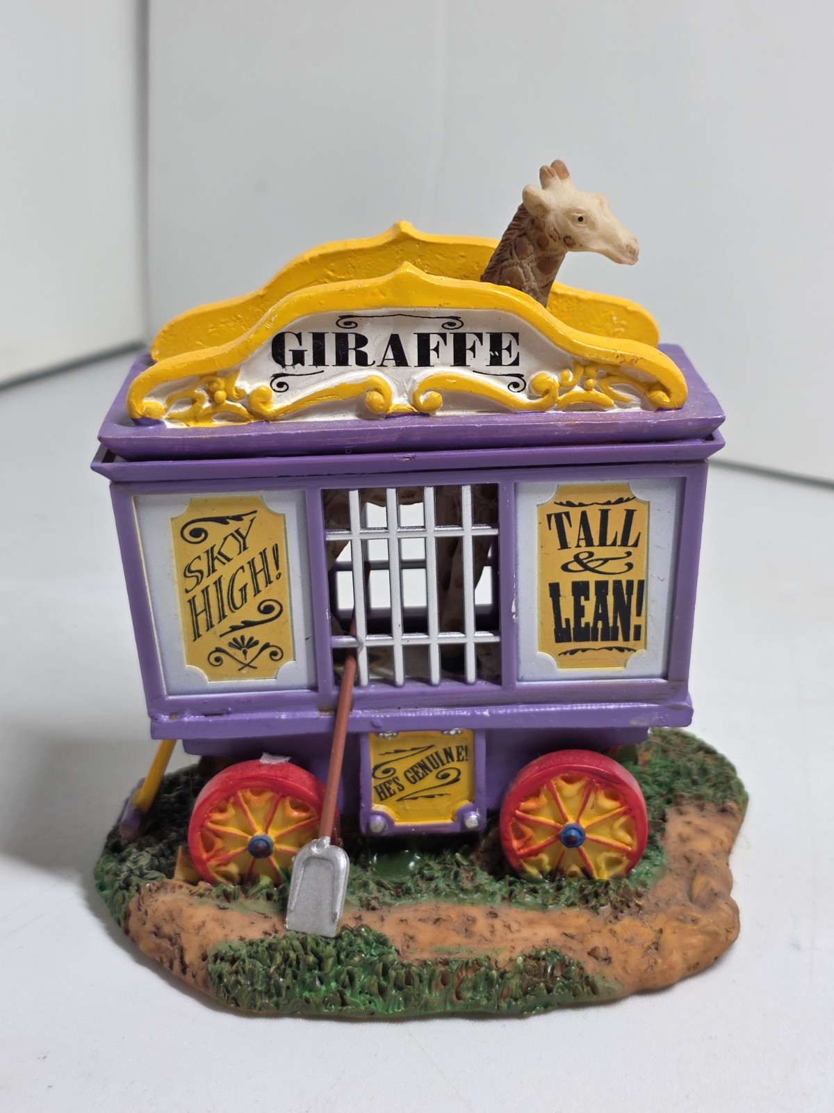 Vintage 2006 Lemax Village Collection Circus Animal Cages and Wagon Table Accent